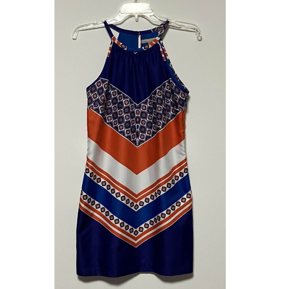 Banana Republic Sundress, Size 2P, Petite Sun Dress, Blue & Multi-Color, Lined